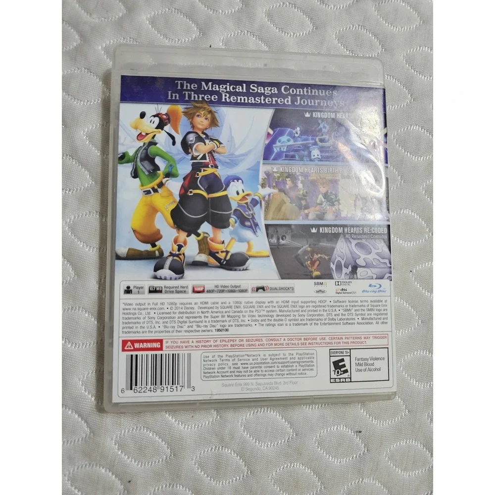 Kingdom Hearts HD 2.5 ReMIX (Sony PlayStation 3, 2014)